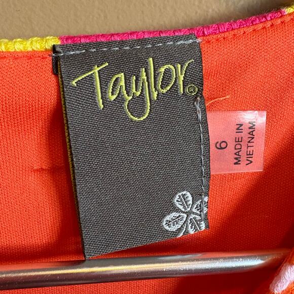 Julian Taylor Women Casual Formal Floral Sleeveless Dress Fit & Flare Size 6 - Picture 3 of 6